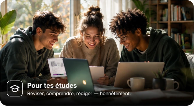 Pour tes études — réviser, comprendre, rédiger, honnêtement